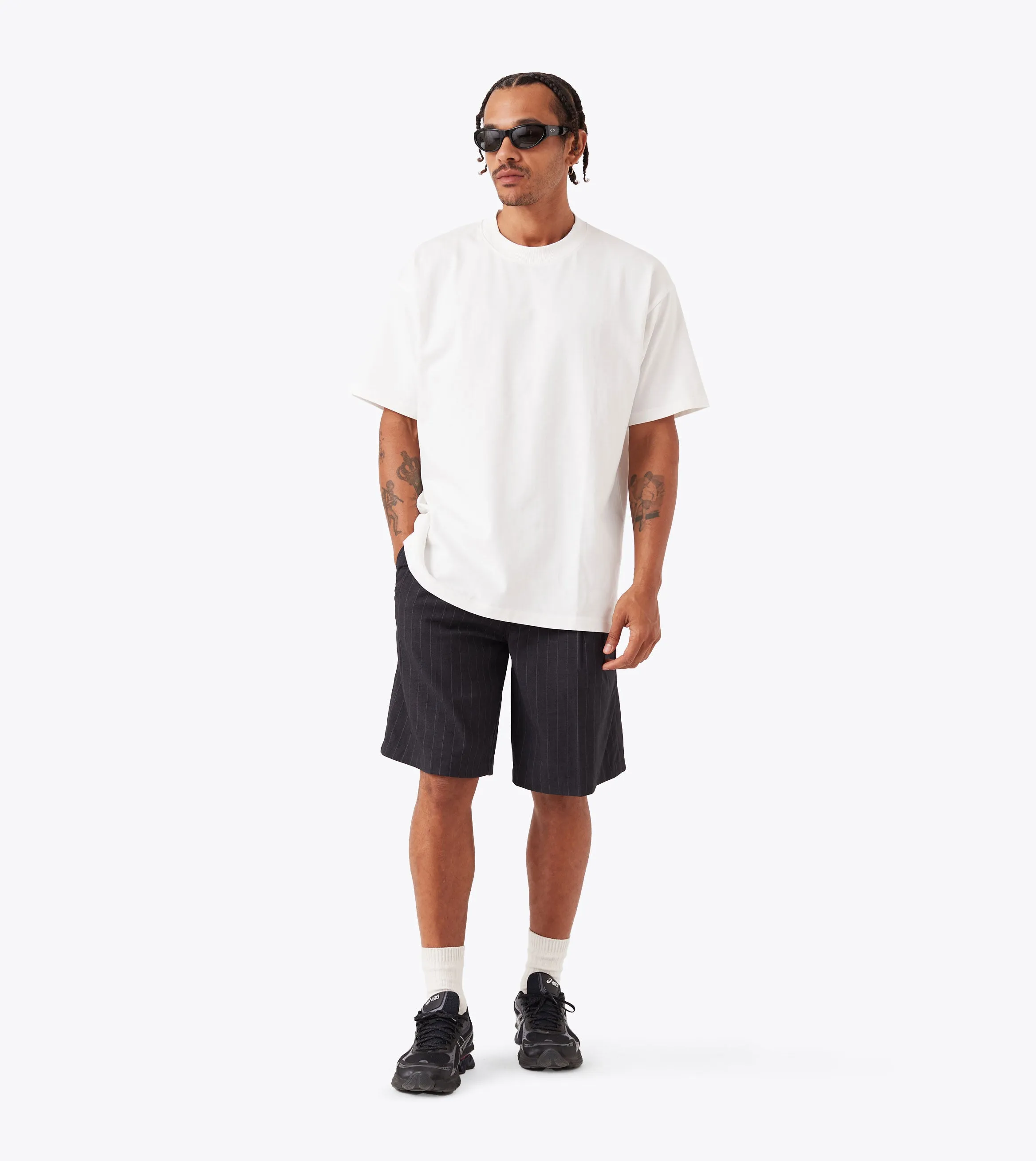 Flow Tee White Quick Layer Sporty essentials