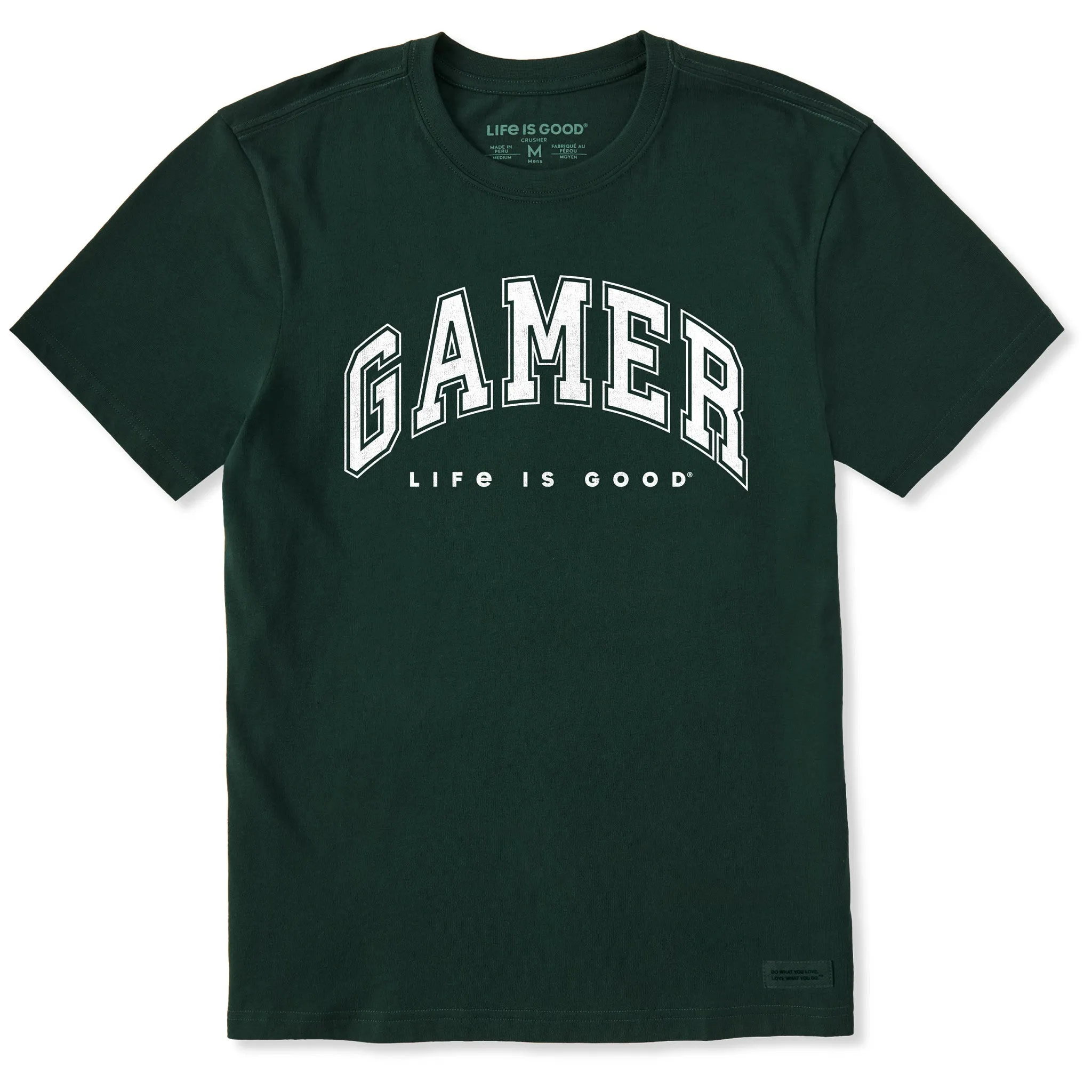 Weekend Smart Look Men's Gamer Arch Short Sleeve Crusher Tee