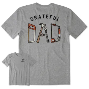 Men's Grateful Dad Tools Short Sleeve Tee Trendy