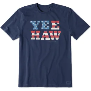 Men's Yeehaw USA Short Sleeve Tee Modern Casual