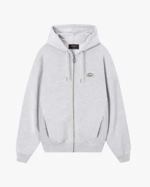Essential Sporty Essentials Zip-Up Hoodie Grey Melange