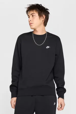 Nike Club Fleece Crew Black White Urban Look