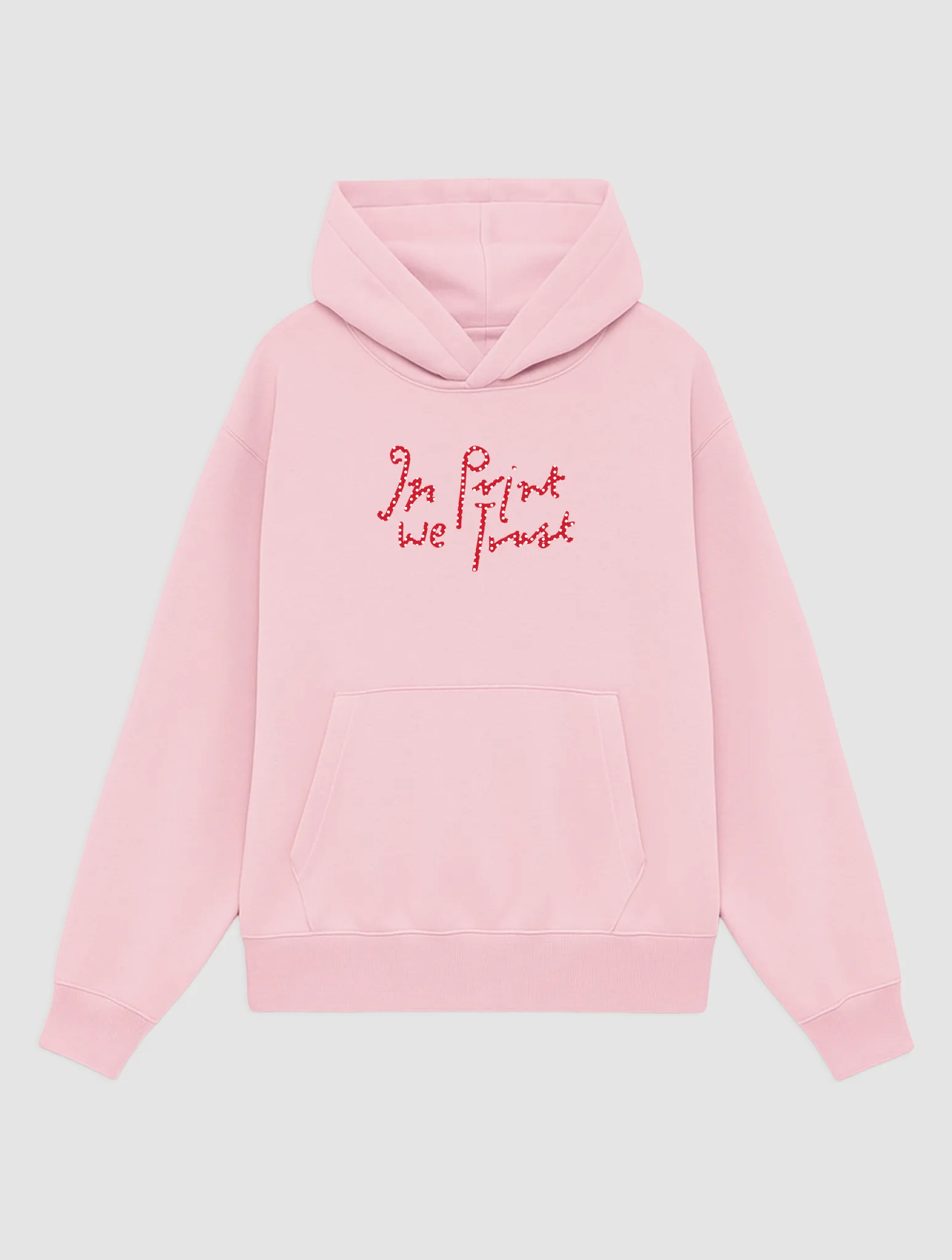 designed in london pink hoodie Core Chic Autumn Wear