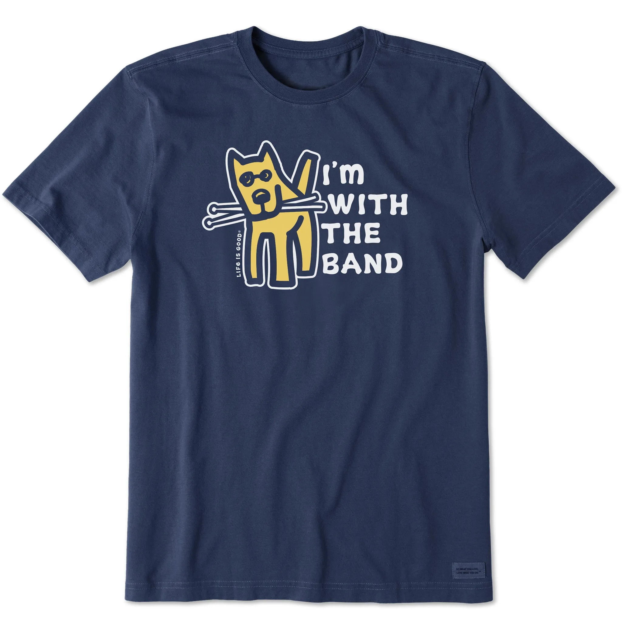 Perfect For Relaxing Men's Rocket With the Band Short Sleeve Tee