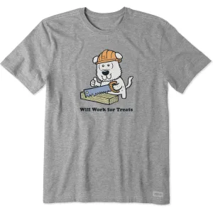 Men's Will Work for Treats Short Sleeve Tee shopping