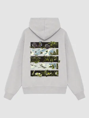 Warm Layering nature grey hoodie
