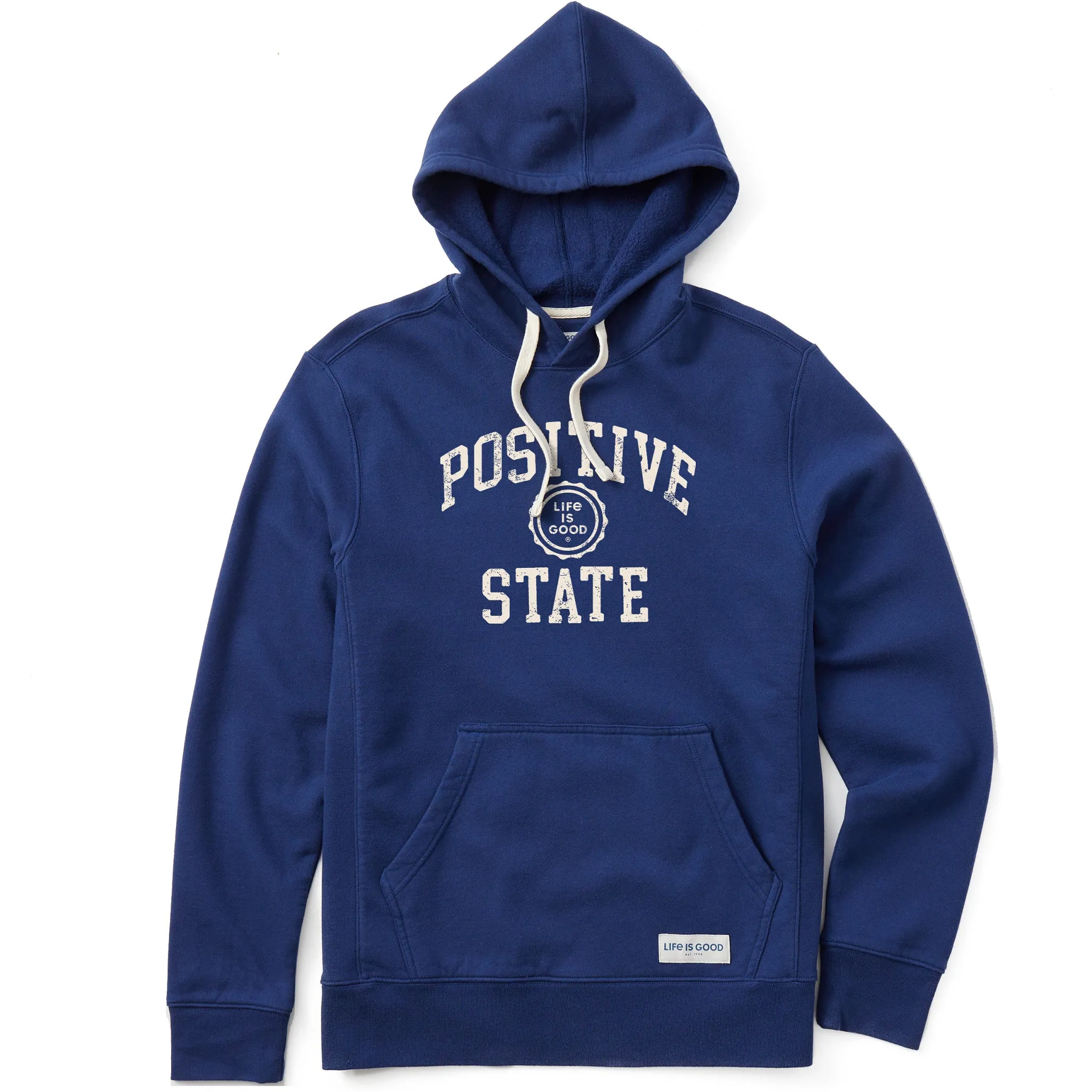 Cozy All Season Men's Positive State Simply True Fleece Hoodie