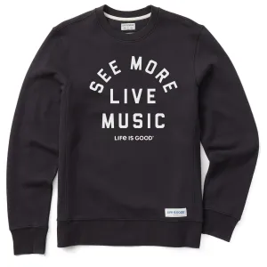 Men's See More Live Music Simply True Fleece Crew Running Top product pricing