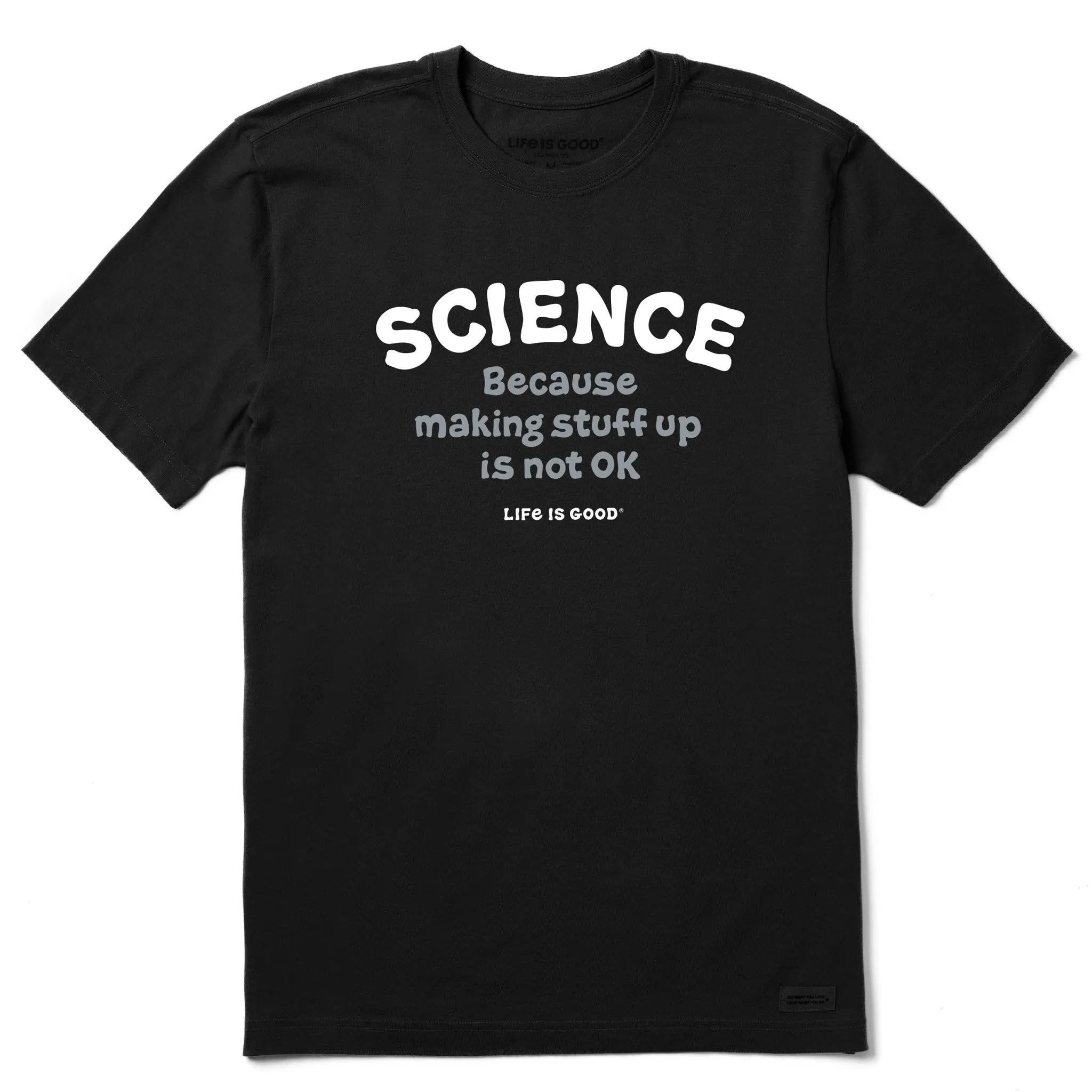 Cashmere combination Sustainable Production Process Men's Science Because Short Sleeve Tee