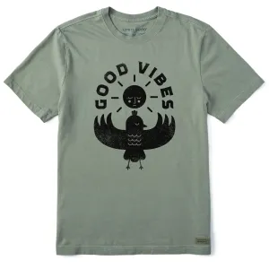 Men's Good Vibes Sunbird Short Sleeve Tee DropShoulderDesign