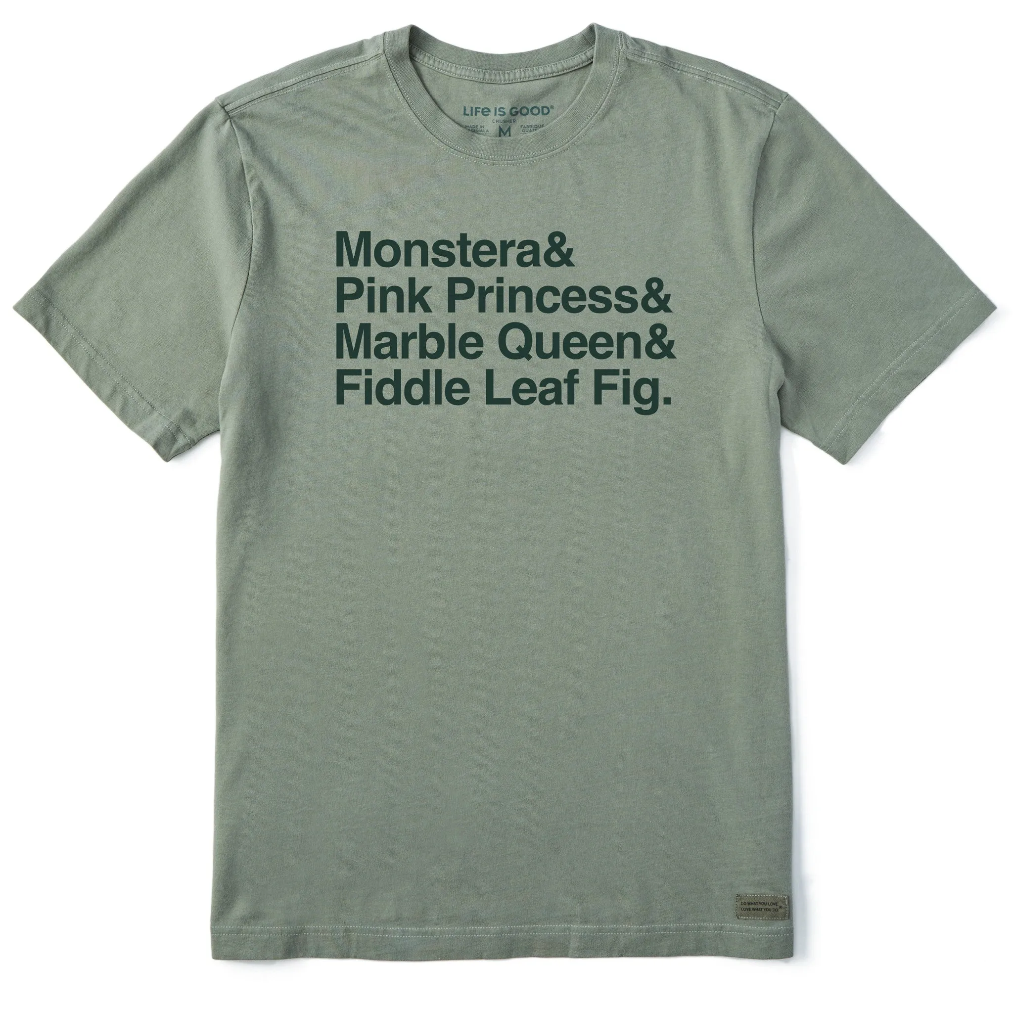 Business Meeting Bohemian Men's Houseplants Stack Short Sleeve Crusher Tee