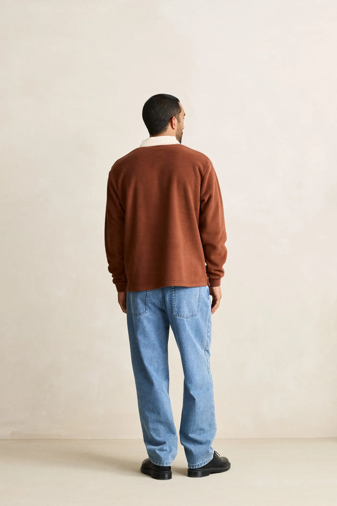 Lightweight Hoodie Chasm Polo Fleece Baked Clay