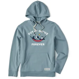 Premium Hoodie Backpacking Essential Men's Out of Office Forever Simply True Fleece Hoodie