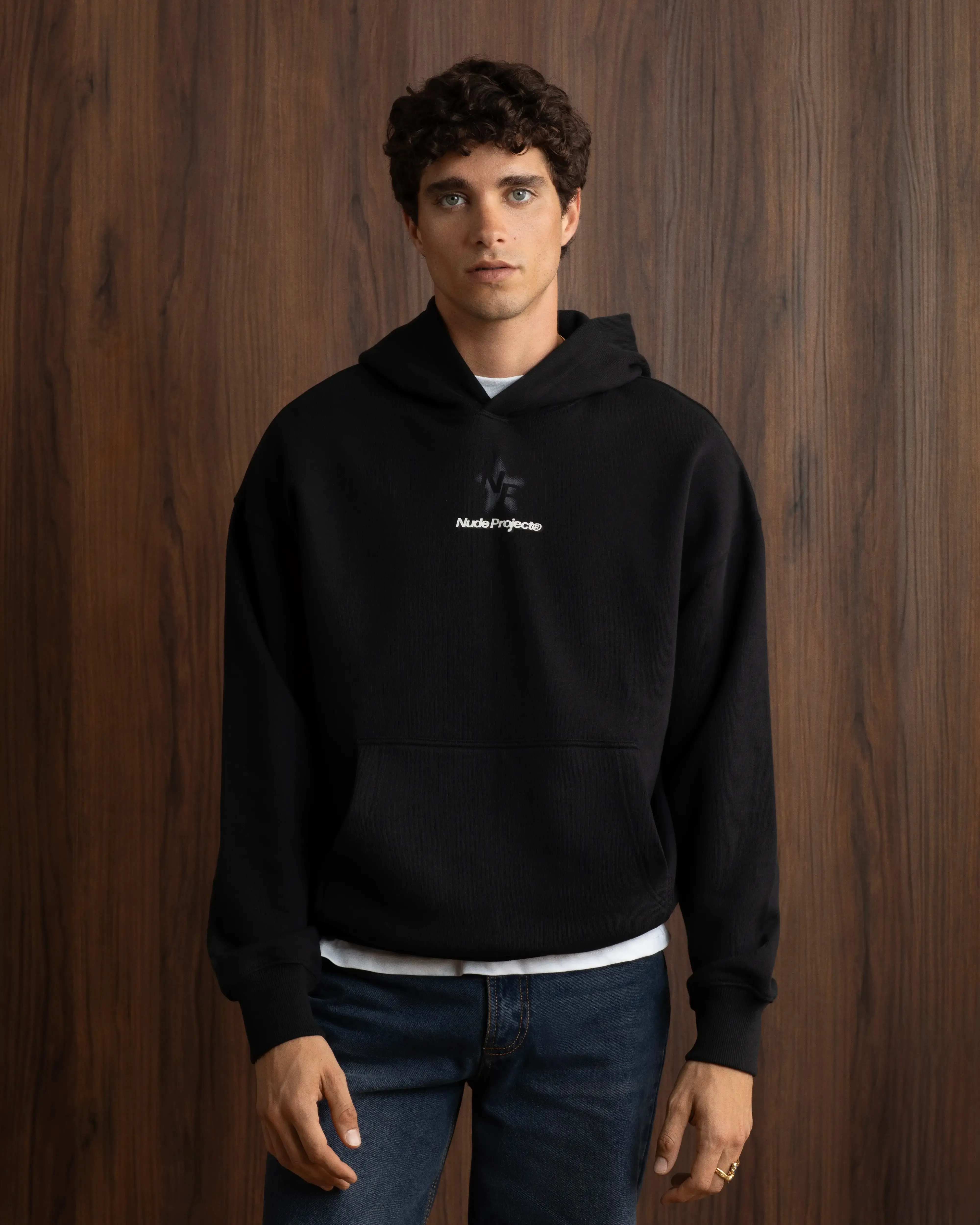 Seoul Hoodie Dark Grey Stylish V-Neck