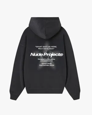 Seoul Hoodie Dark Grey aesthetic features