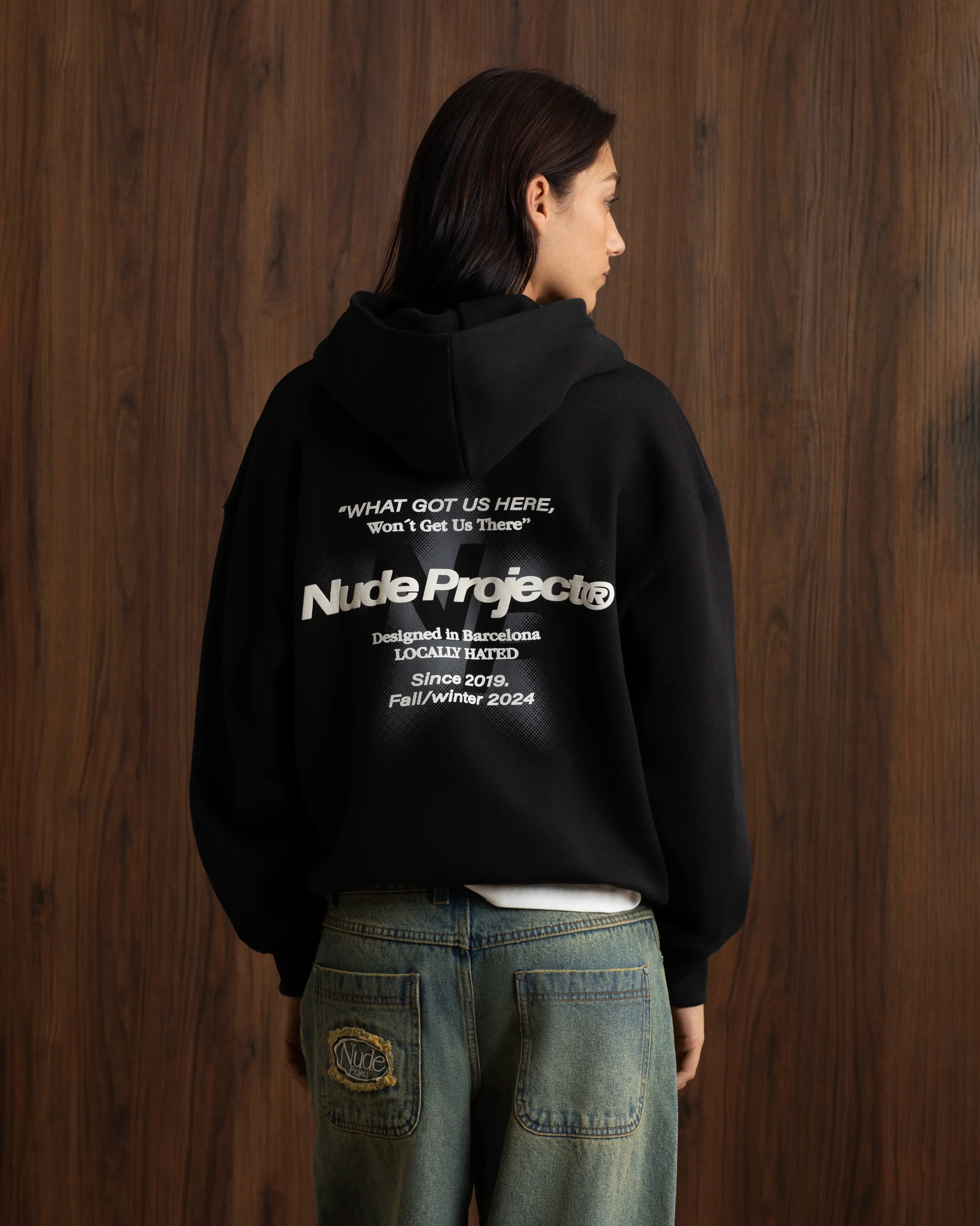 Seoul Hoodie Dark Grey Pastel Shade Soft Wear