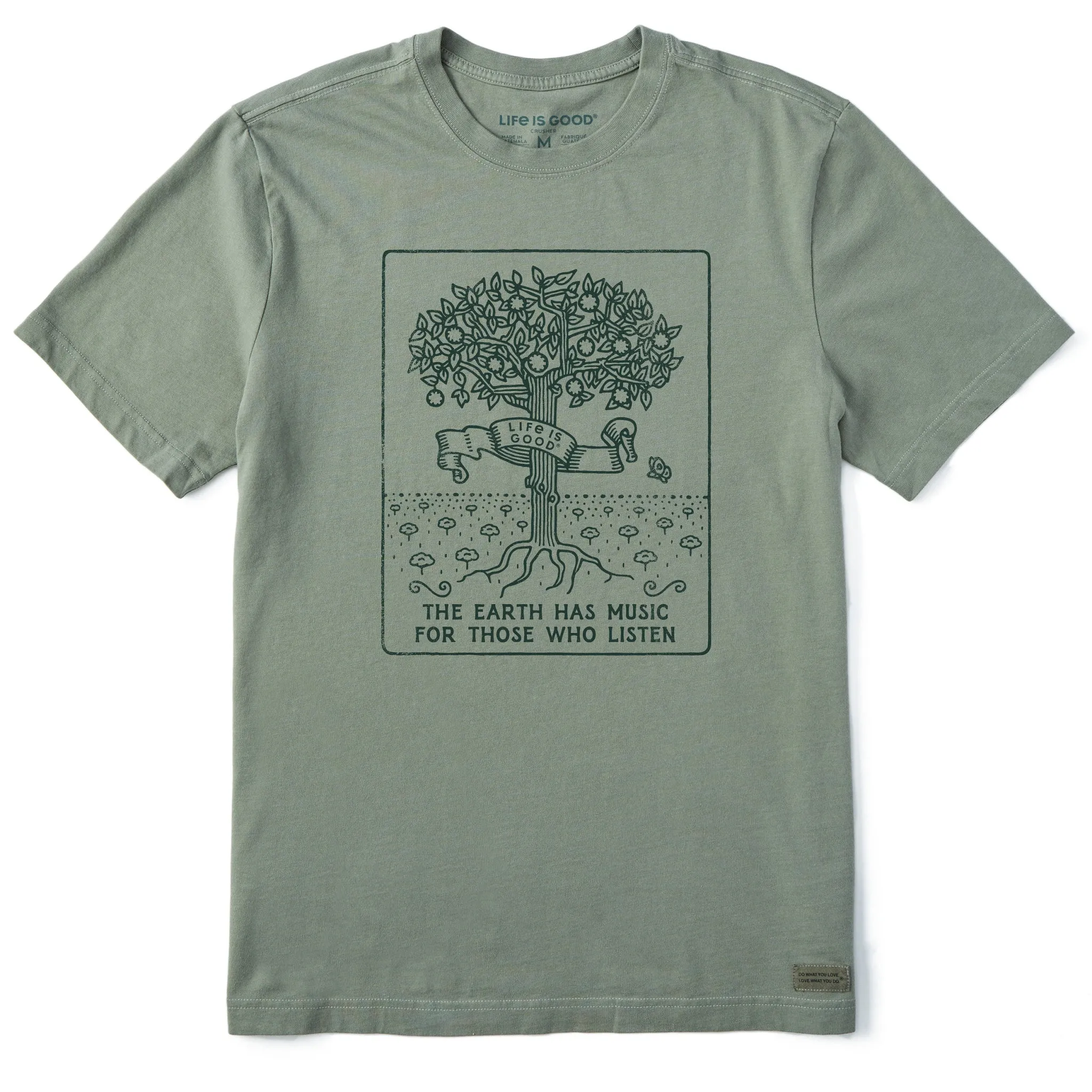 Men's The Earth Has Music Trees Short Sleeve Tee Chic Smart
