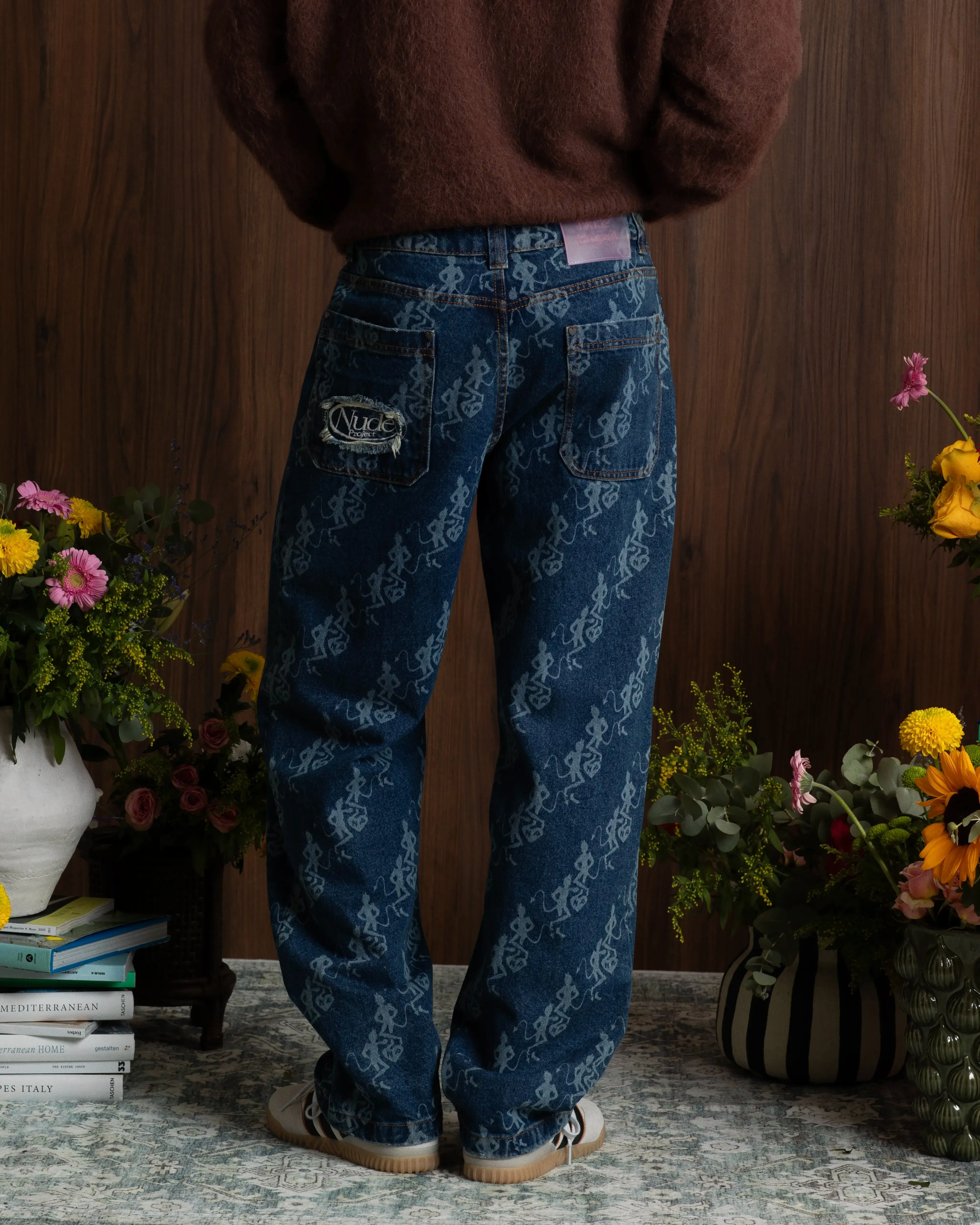 Neutral Daily Wear Basic Jeans Demon Laser