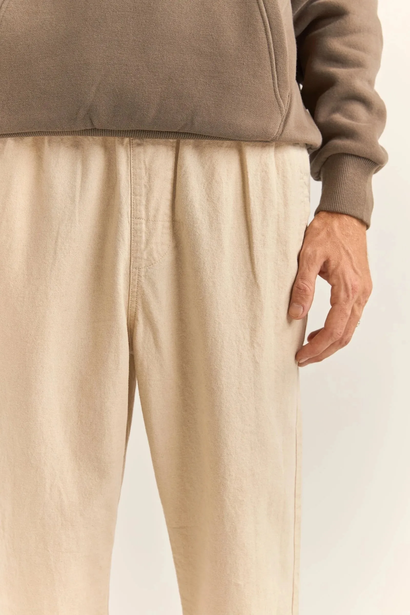 Day To Night Workout Ready Linen Jam Pant Bone