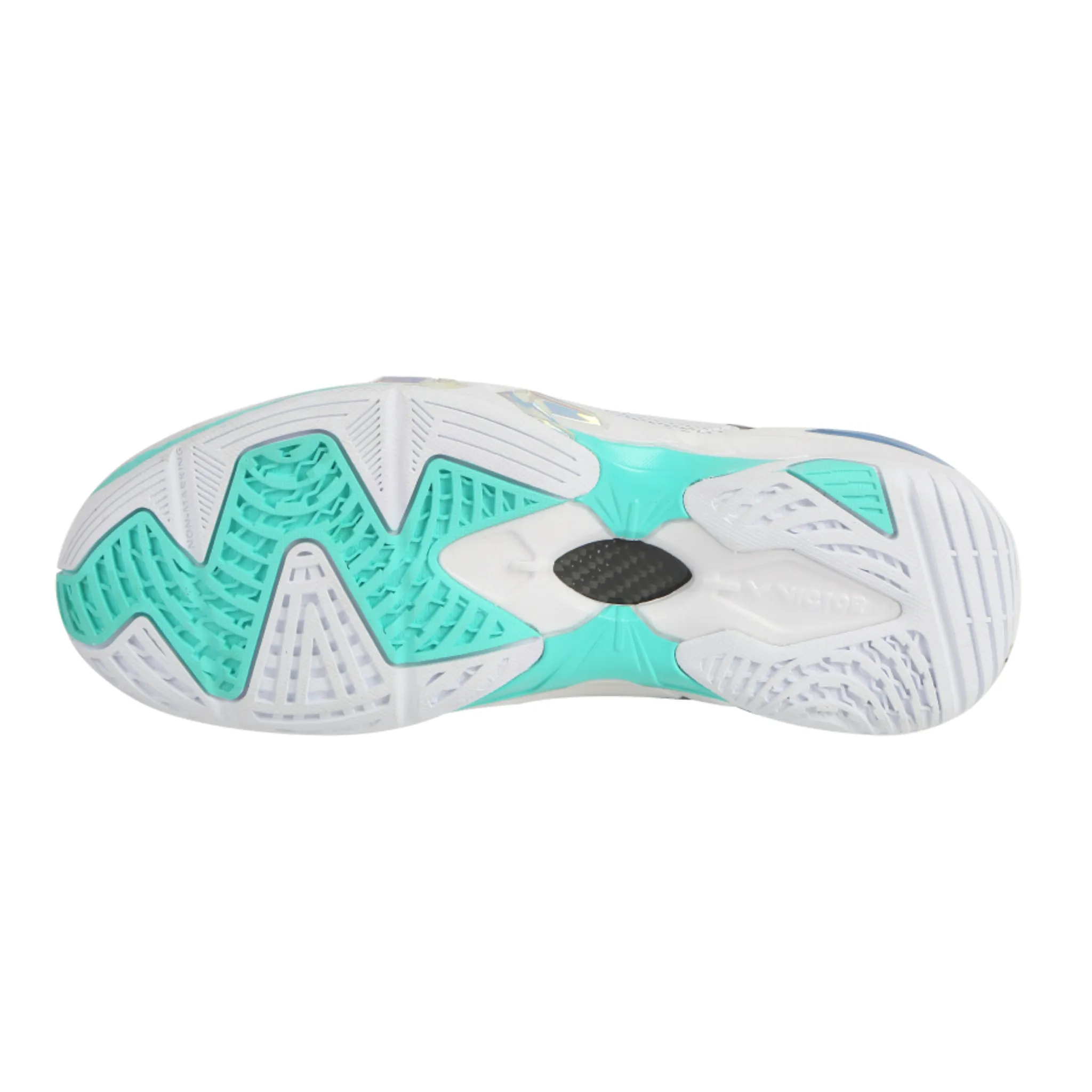 Victor P9200TTY NitroLite Professional Shoes [White/Green] P9200TTY-NLITE-AR Compression Spring System Lace Up Closure Systems