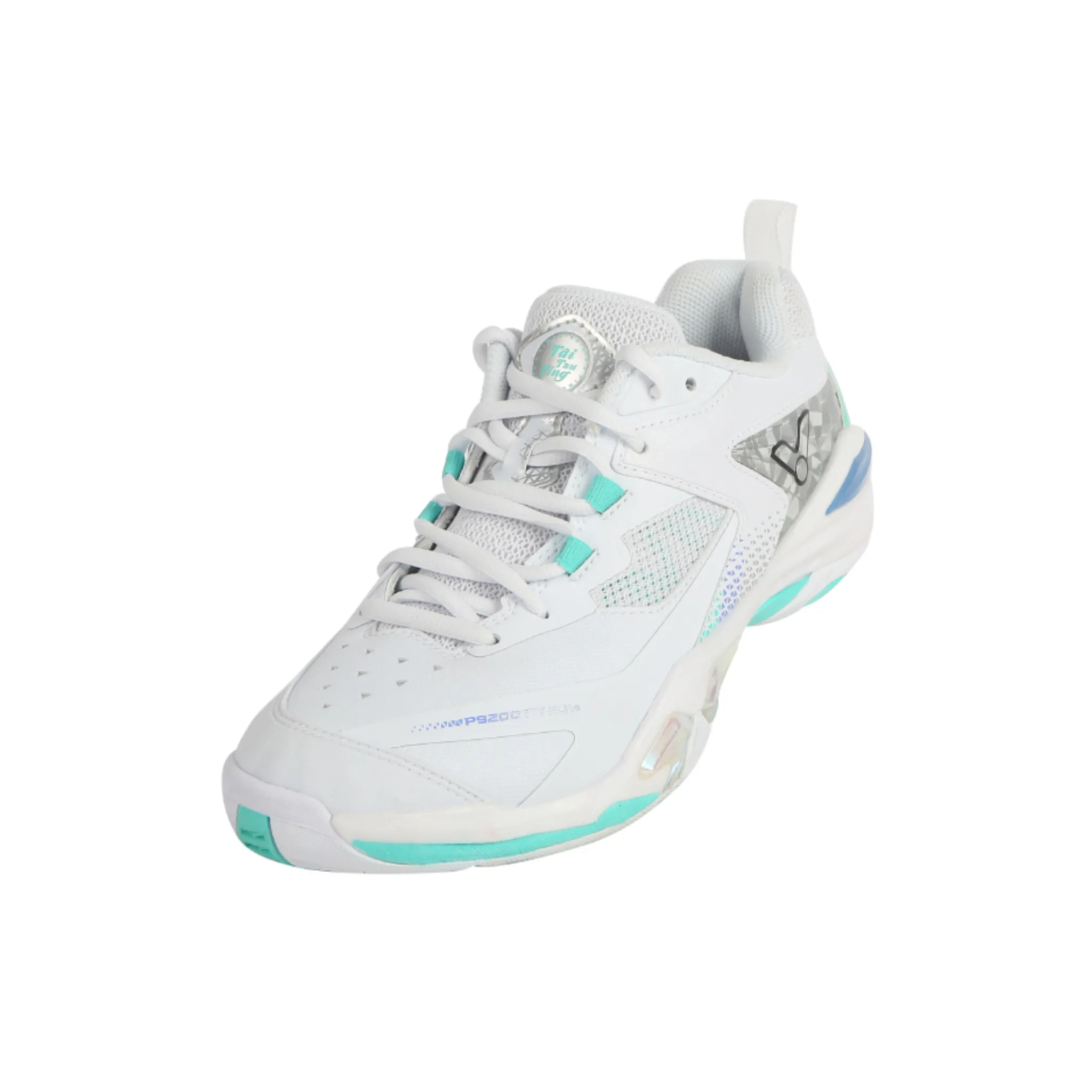 Victor P9200TTY NitroLite Professional Shoes [White/Green] P9200TTY-NLITE-AR Soft Tongue Design