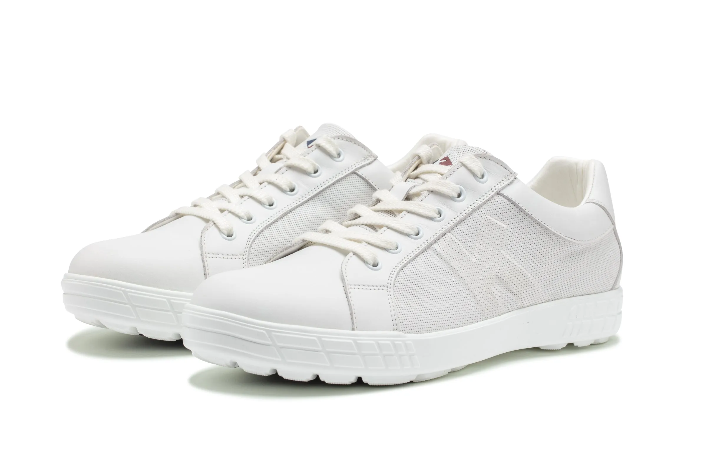 Drive 01  White Men's Golf Shoes   D001 02 ShockDispersion All terrain