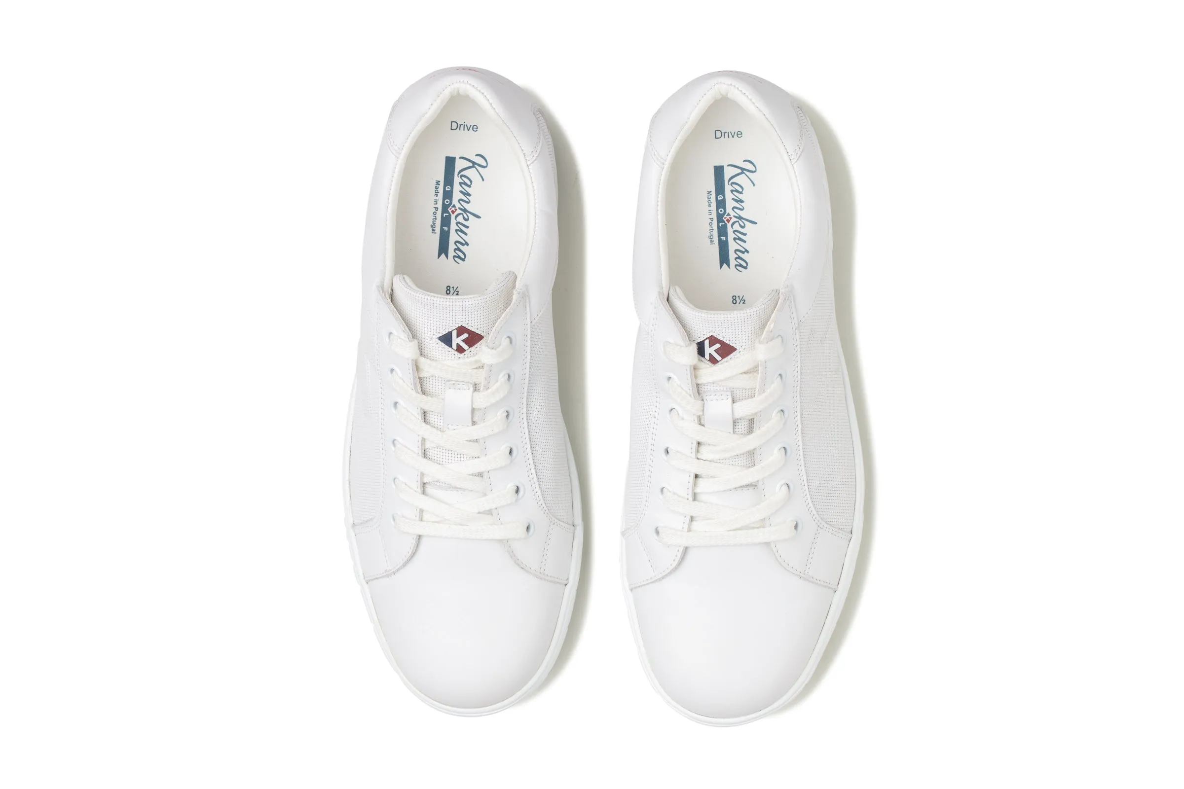 Drive 01  White Men's Golf Shoes   D001 02 Sporty Edge