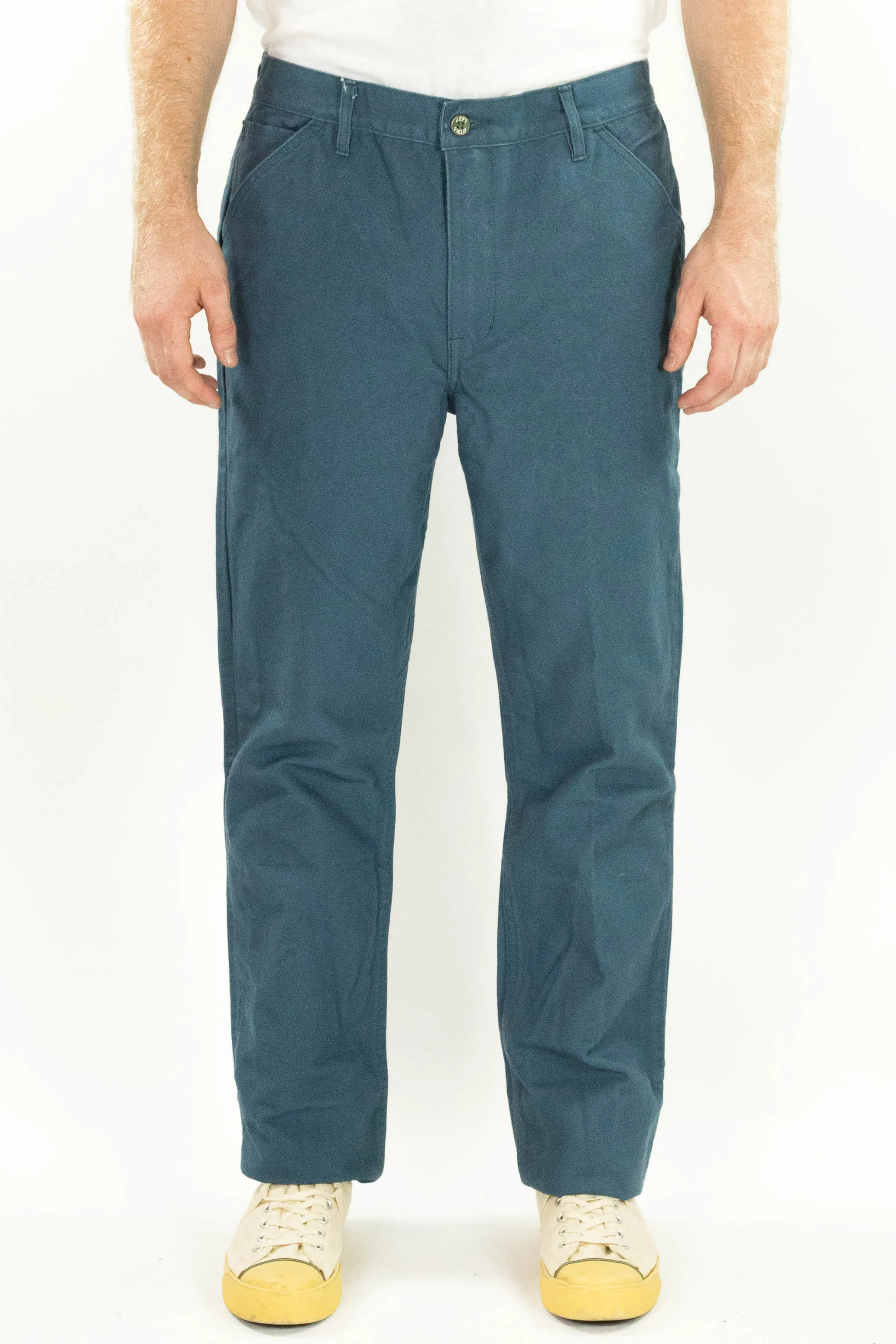 Steel Blue Work Uniform Mt. Vernon Mills Duck Chino PermeableCloth Sophisticated Look