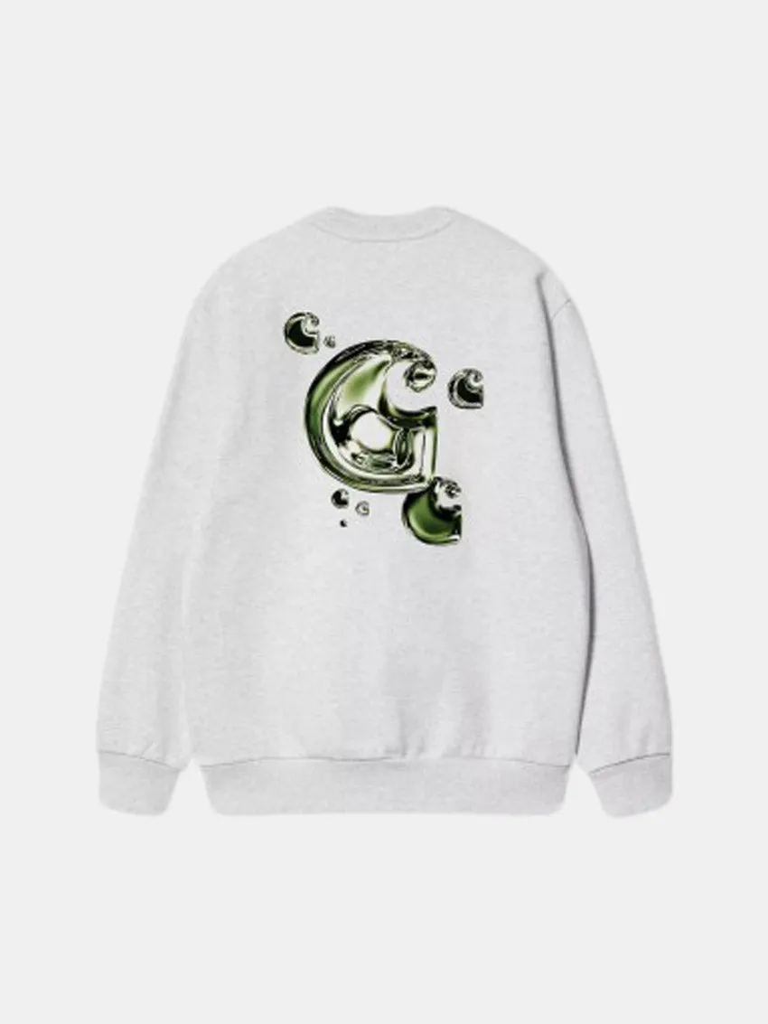 Eco Friendly Performance Ready Solar Chrome Sweatshirt Ash Heather