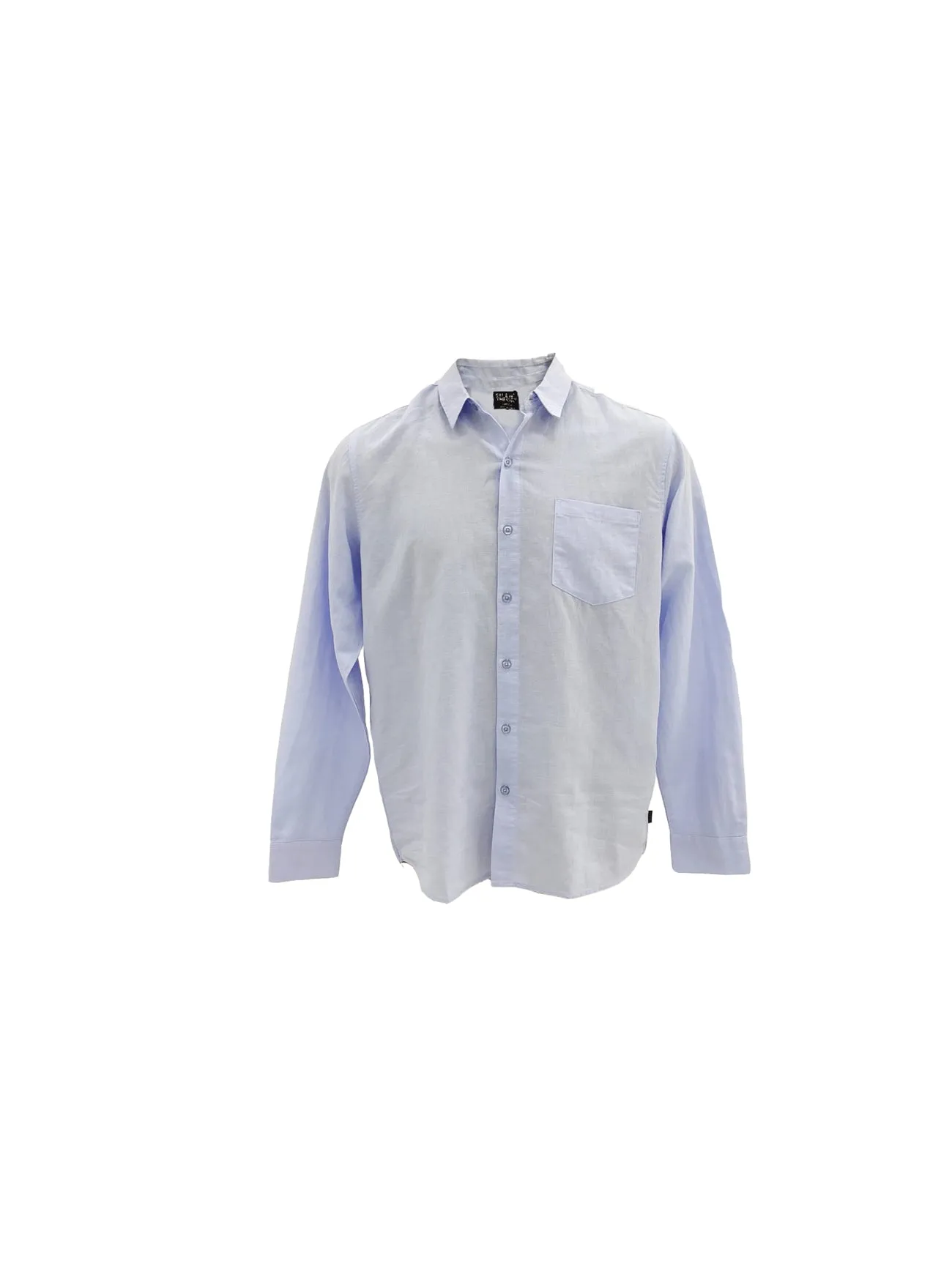 Linen Long Sleeve Shirt II Blue Sport Flex