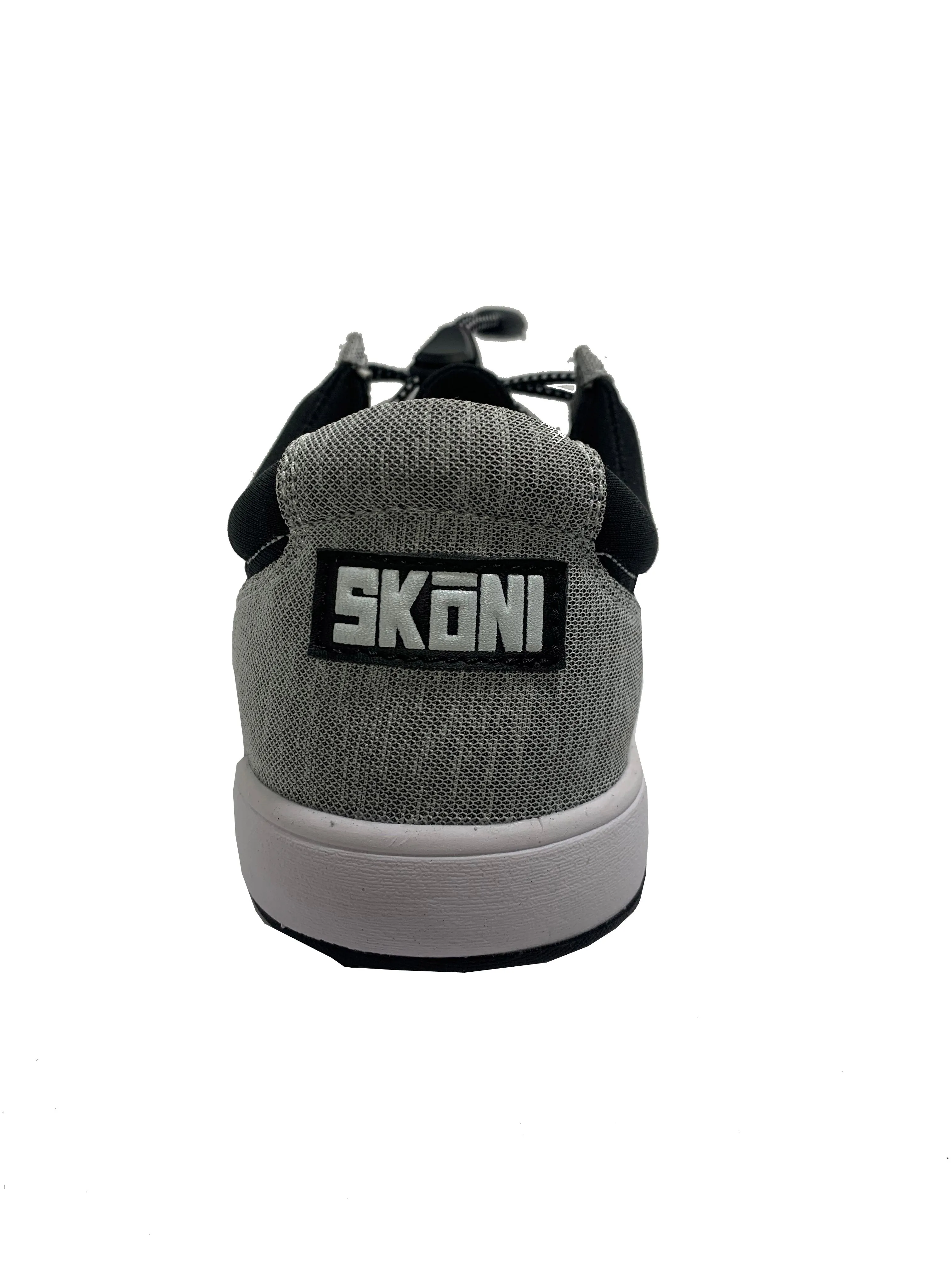 SK??NI Men's Golf Shoe - Grey/Black Soft Ride Comfort Mesh Pro