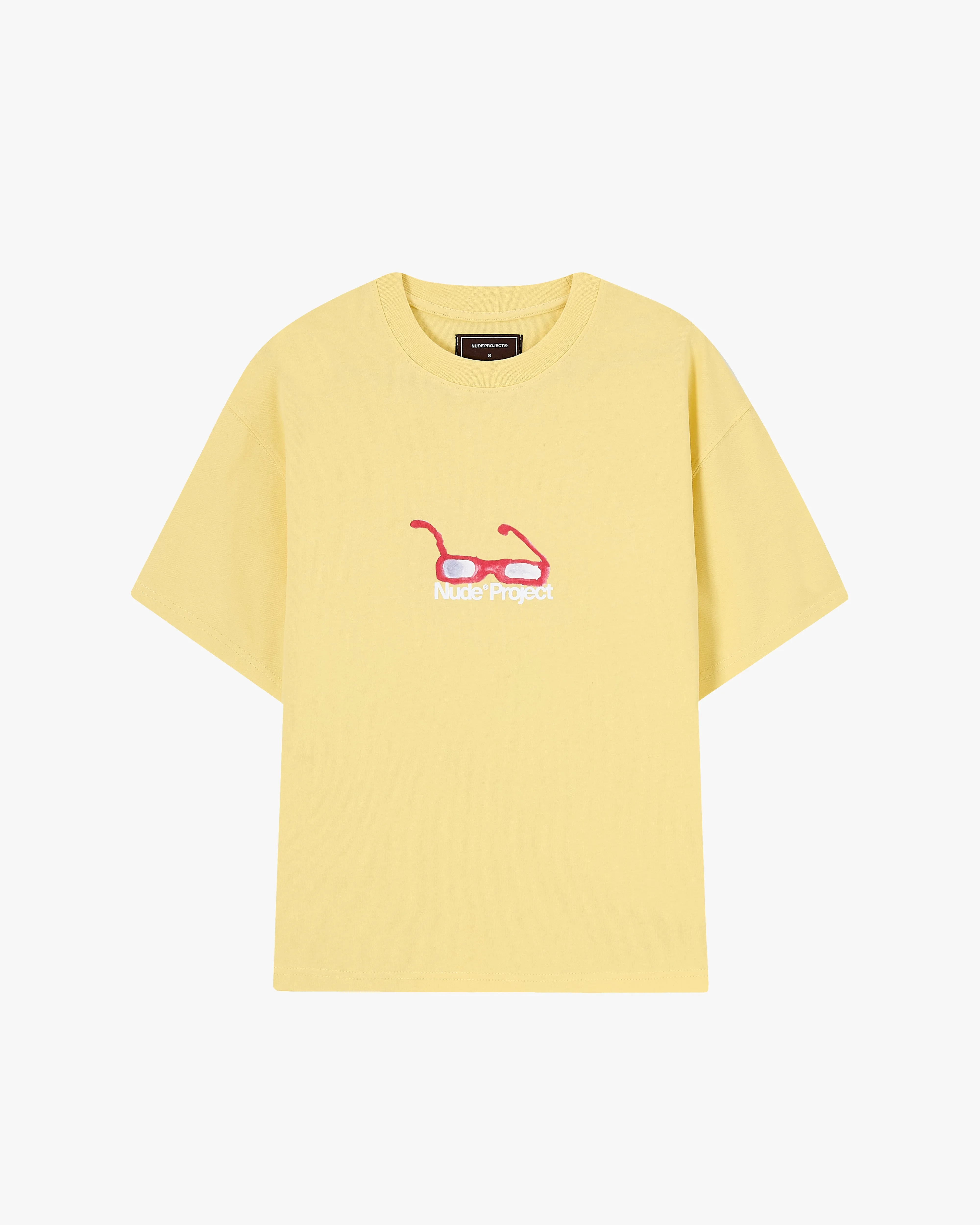 Sunglasses Tee Pale Yellow Stylish Comfort