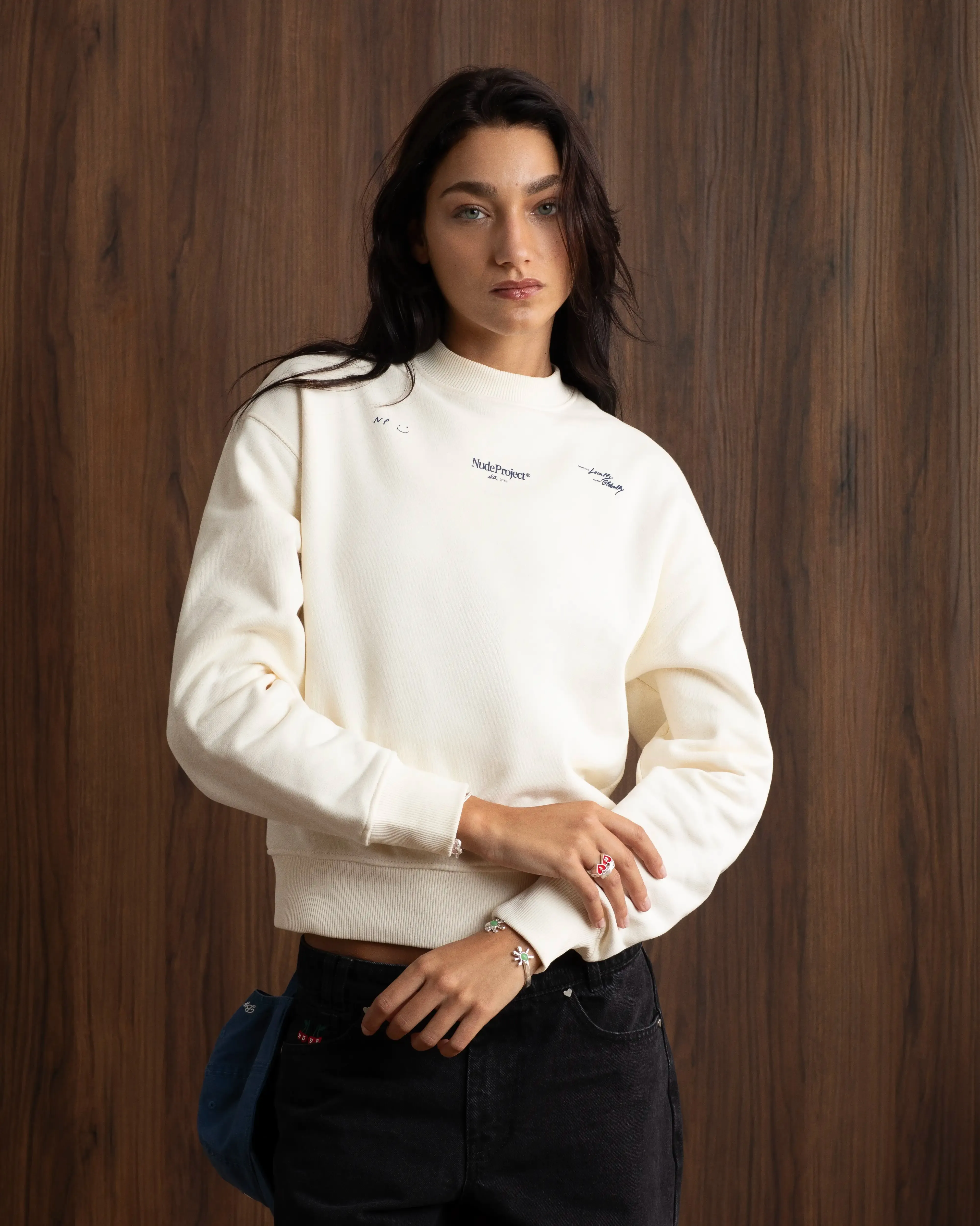 Performance Ready Comfy Outerwear Global Soon Sweatshirt Marshmallow