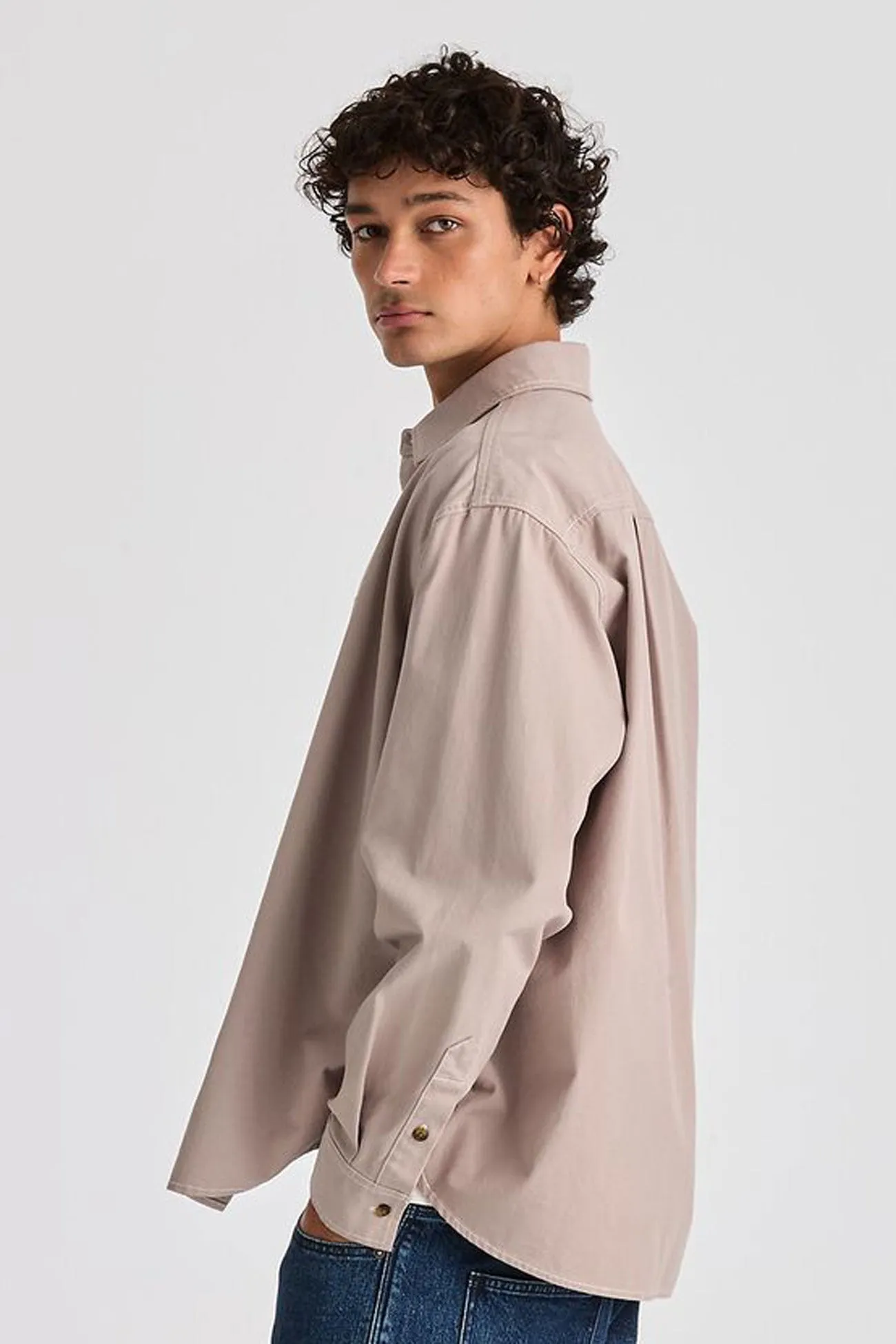 AllDay Comfort Park Long Sleeve Shirt Concrete