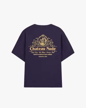 Chateau Tee Navy LowImpactDye Trendy Tops