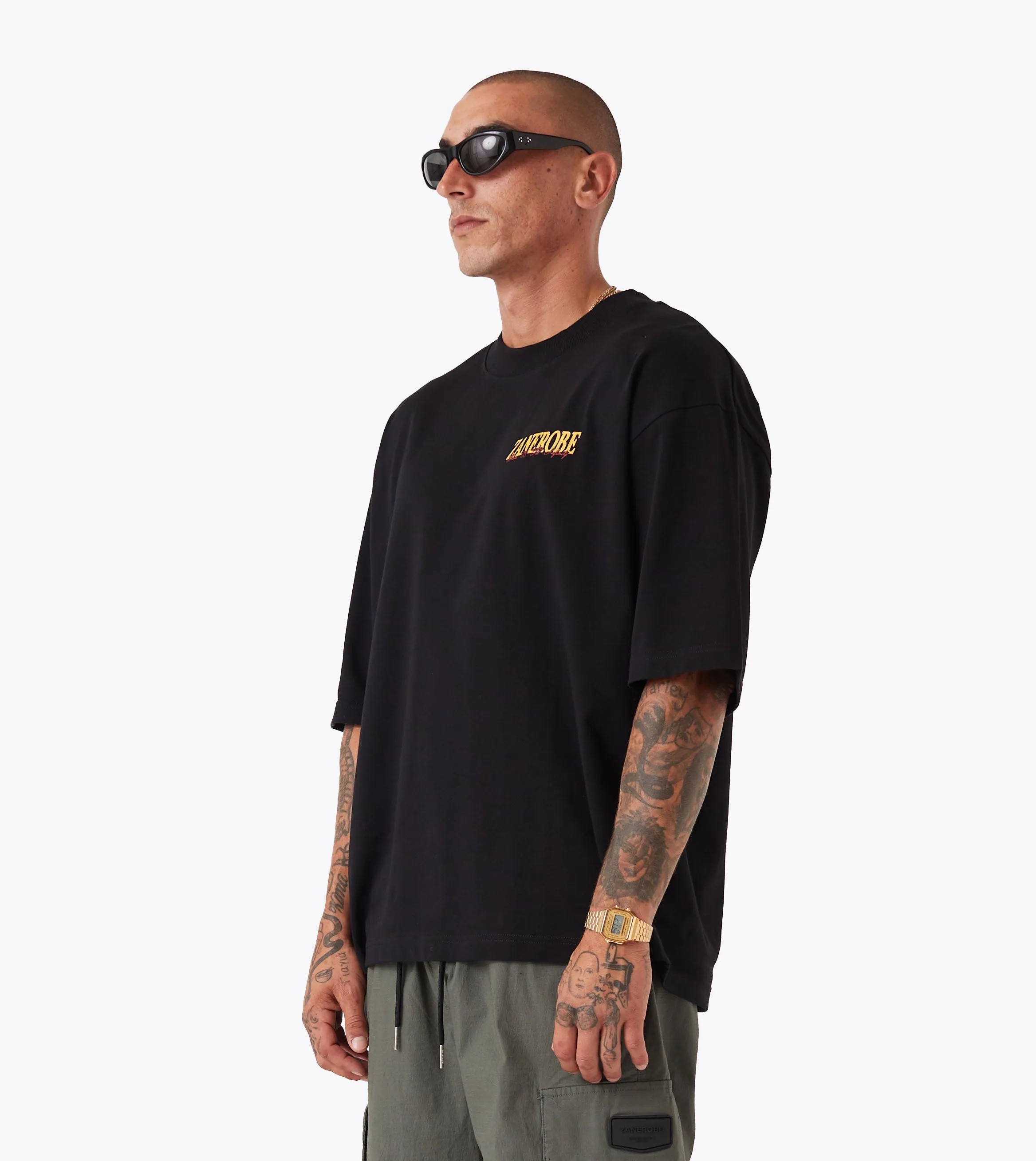 Tagless Comfort Outdoor Essentials Portfolio Flow Tee Black