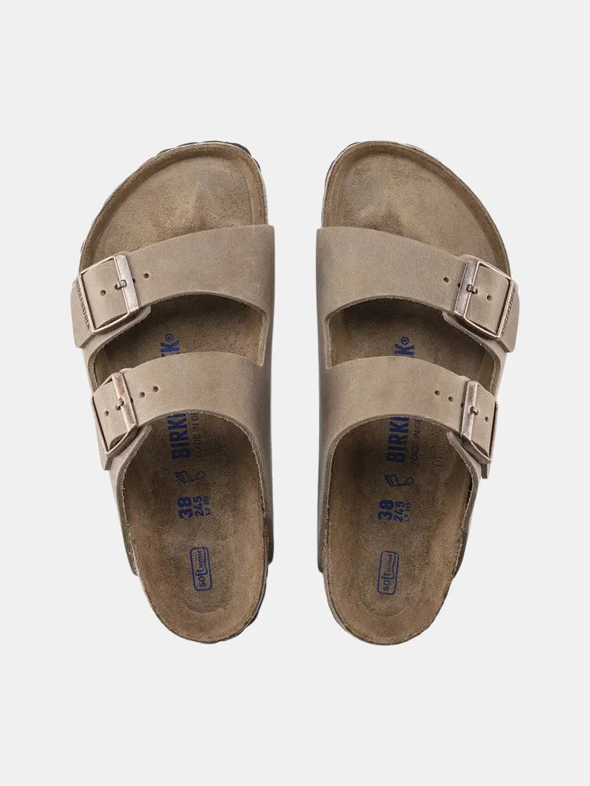 Sweat Resistant Indoor Fitness Quick Drying Work Commute Arizona Sandals Tobacco