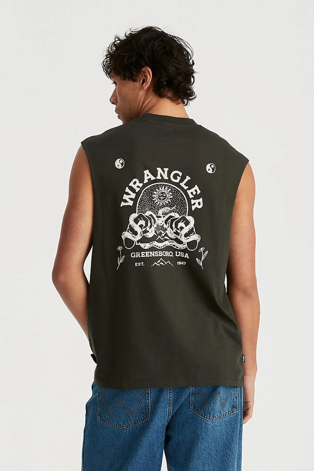 Dark Alchemy Muscle Tank Dark Slate LightweightDesign Rain Fit