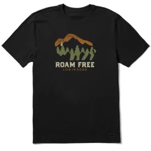Men's Roam Free Buffalo Short Sleeve Crusher Tee Sports Apparel