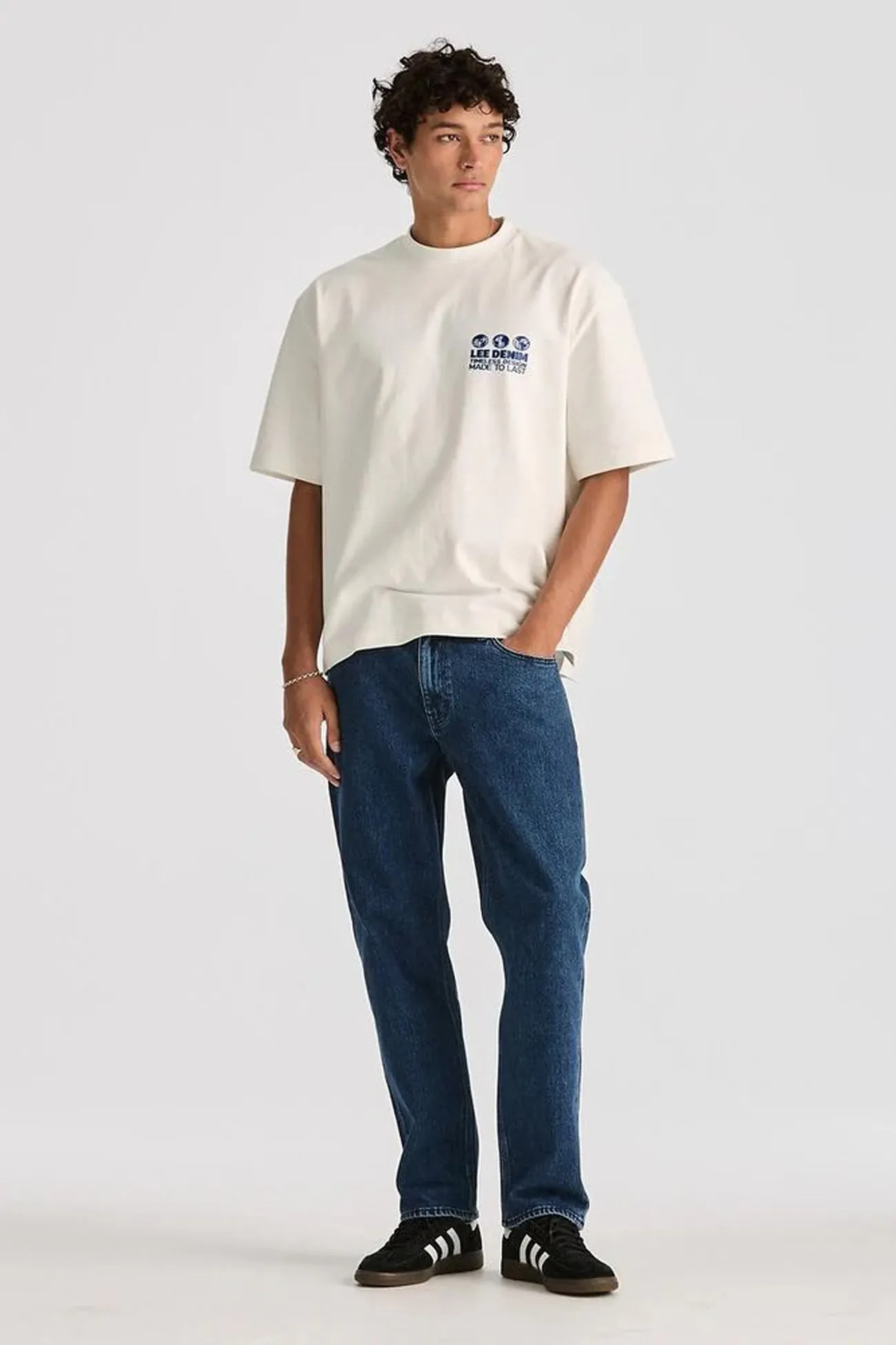 Slim Holiday Vibes Teen Outfit L-Three Jean Highkey Blue