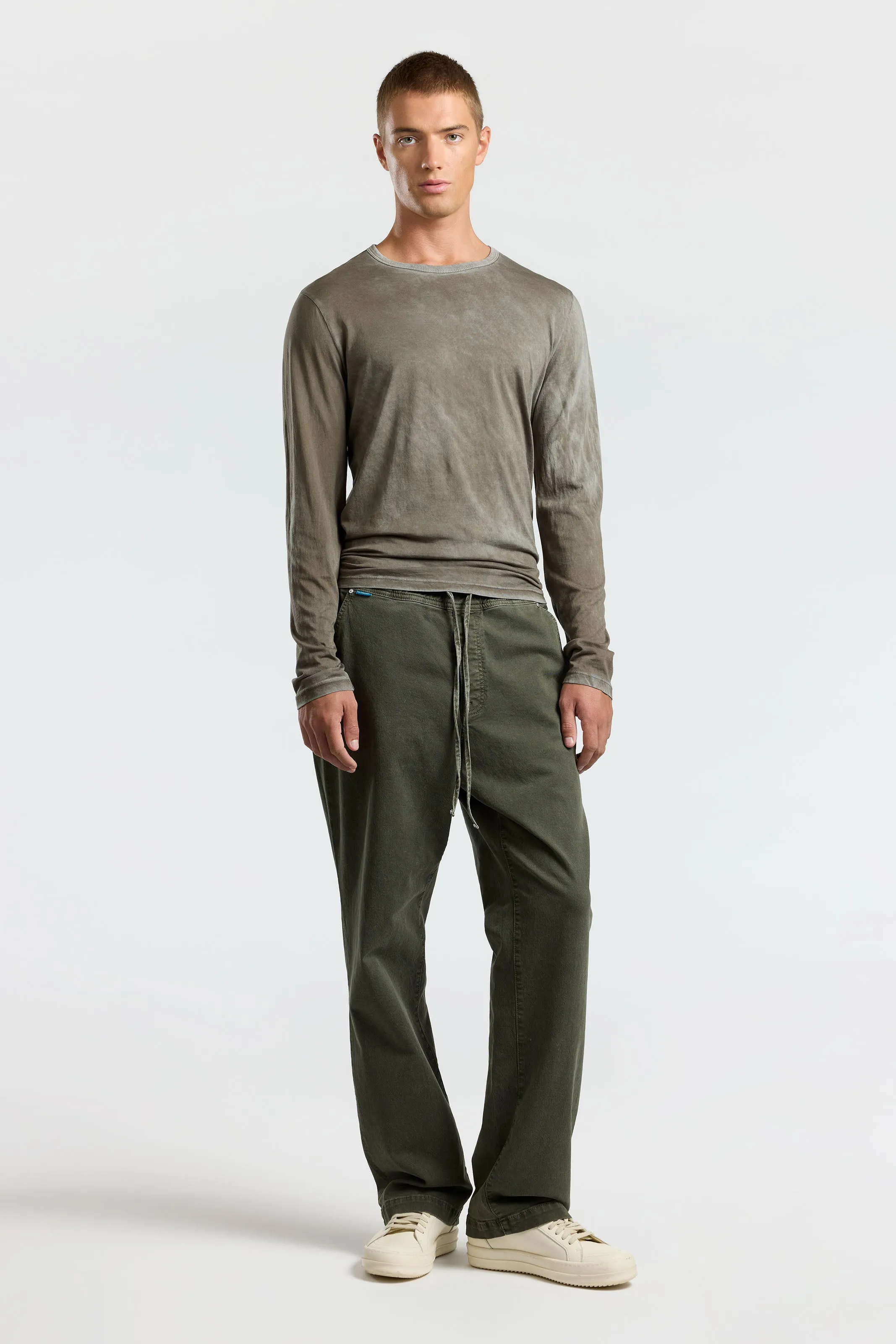 Classic Crew Long Sleeve Shirt Durable Color Retention