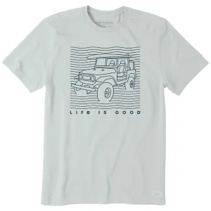 Men's Surfboard SUV Short Sleeve Crusher Tee Moisture Control Fabric