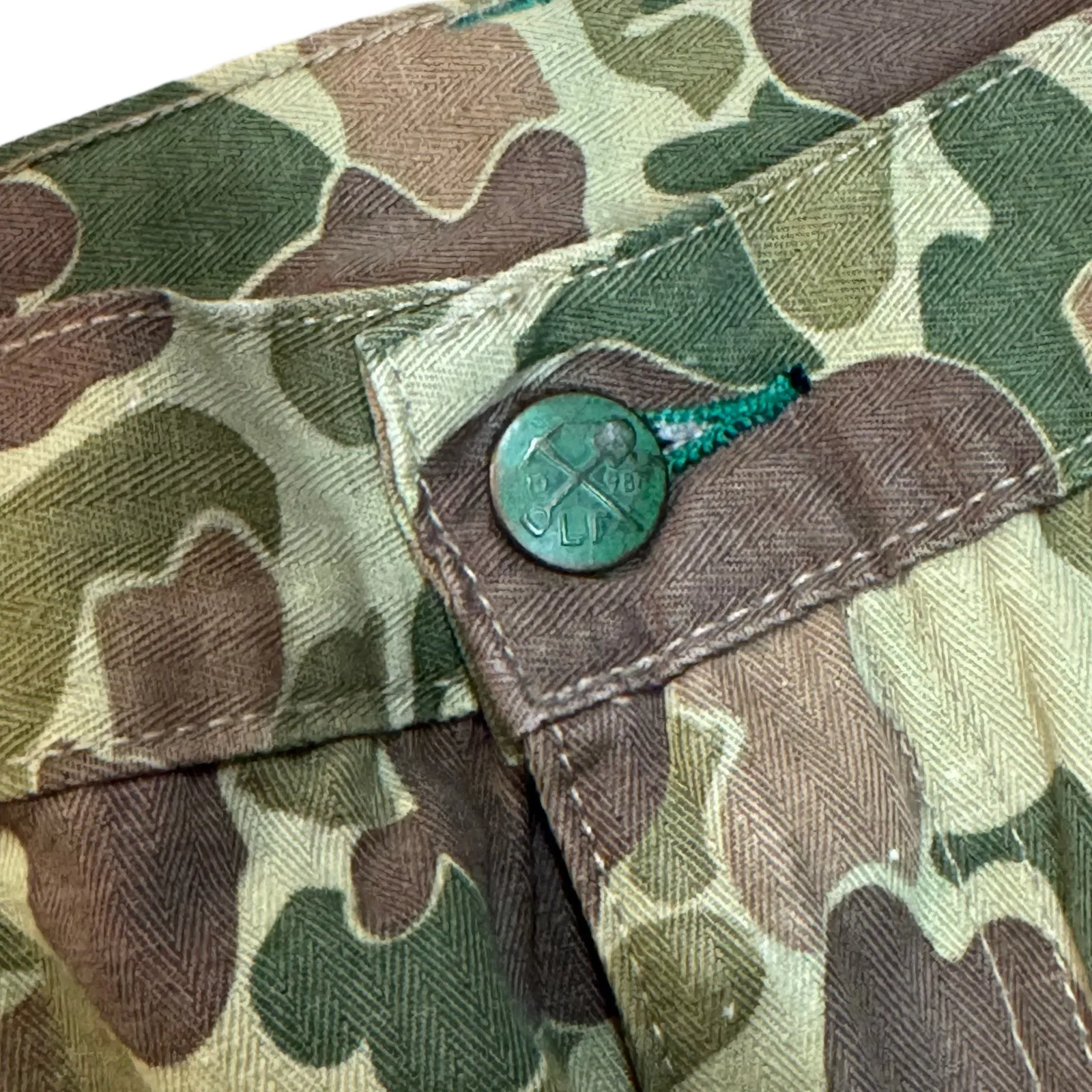 Comfy Motion Camouflage "Frog Skin" Japanese Fabric Double Knee Work Pant - Size up for a looser fit