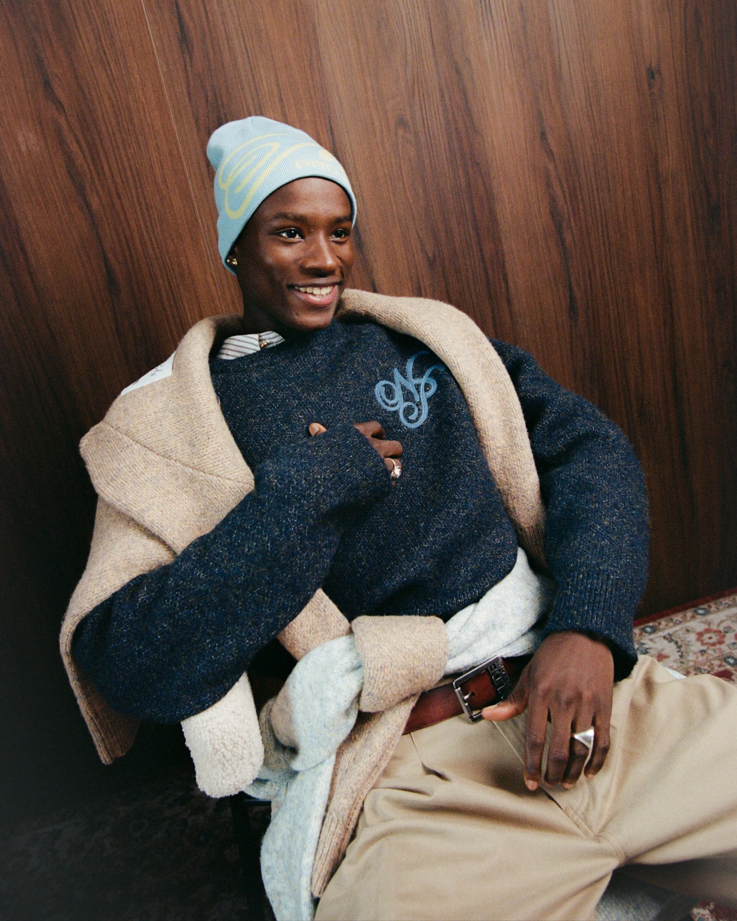 Fall Ready Modern Comforted Le Marais Knit Sweater Ash