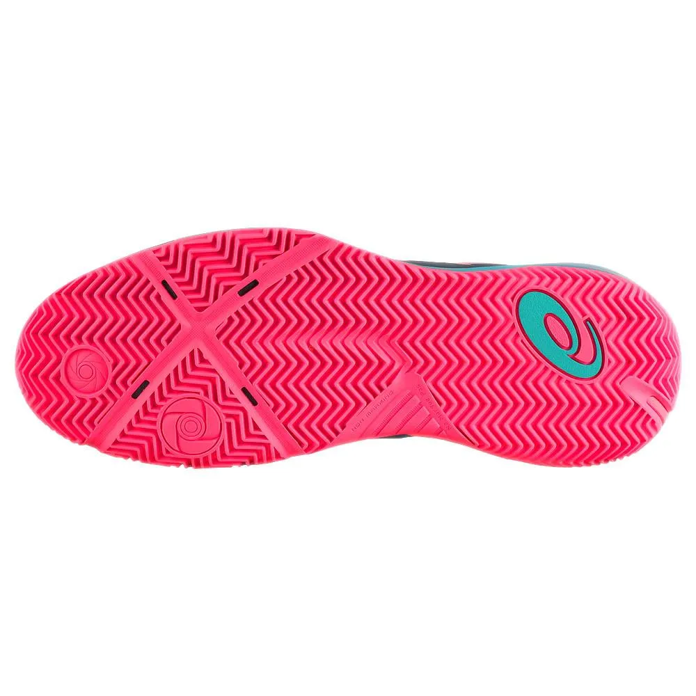 Asics Men's Gel-Resolution X - Padel - Mako Blue/Hot Pink Padded collar
