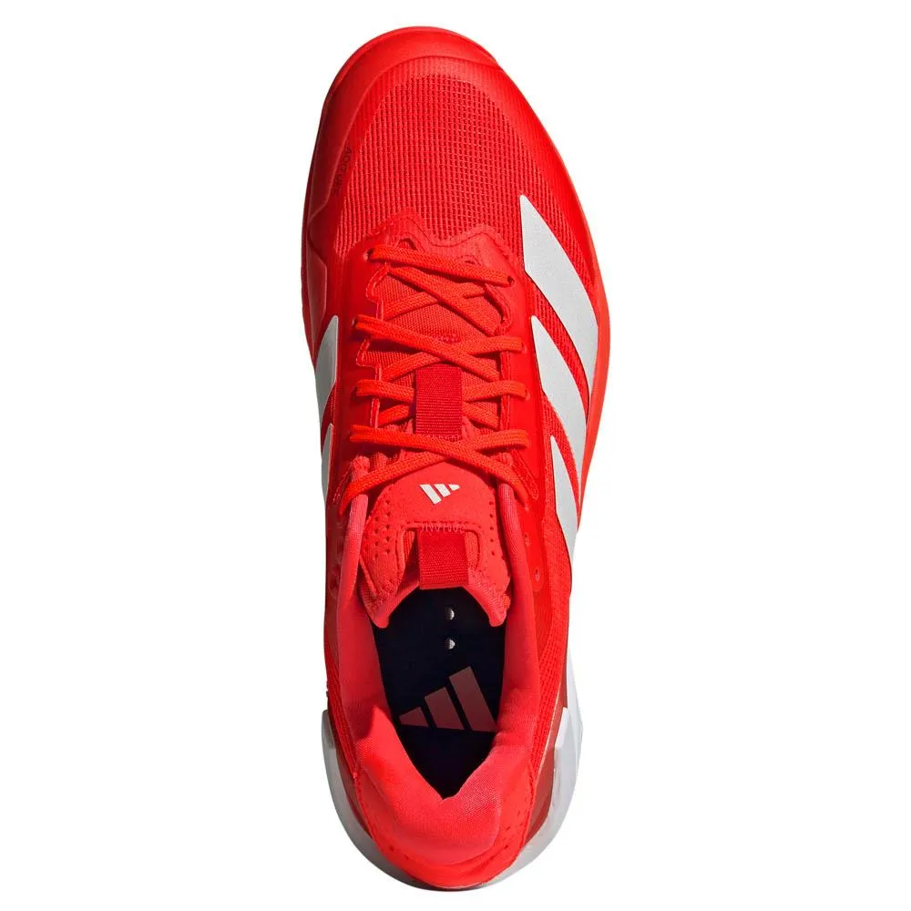 adidas Men's adizero Ubersonic 5 - Lucid Red/Aurora Ruby Easy To Clean Good Traction