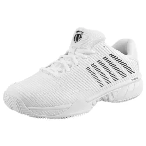 K-Swiss Men's Hypercourt Express 2 - Clay - White/Black Shock Absorbing Shock Resistant
