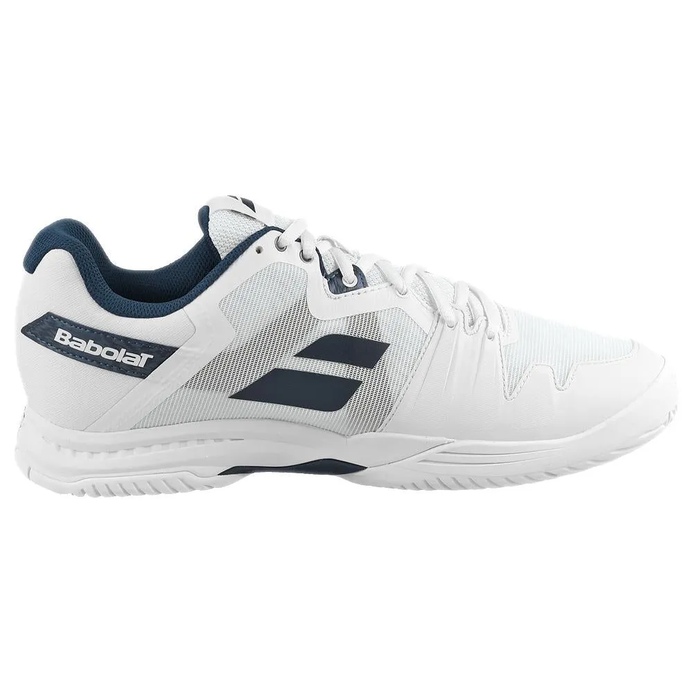 Babolat Men's SFX 3 - AC - White/Navy Slip Resistant Anti   Odor