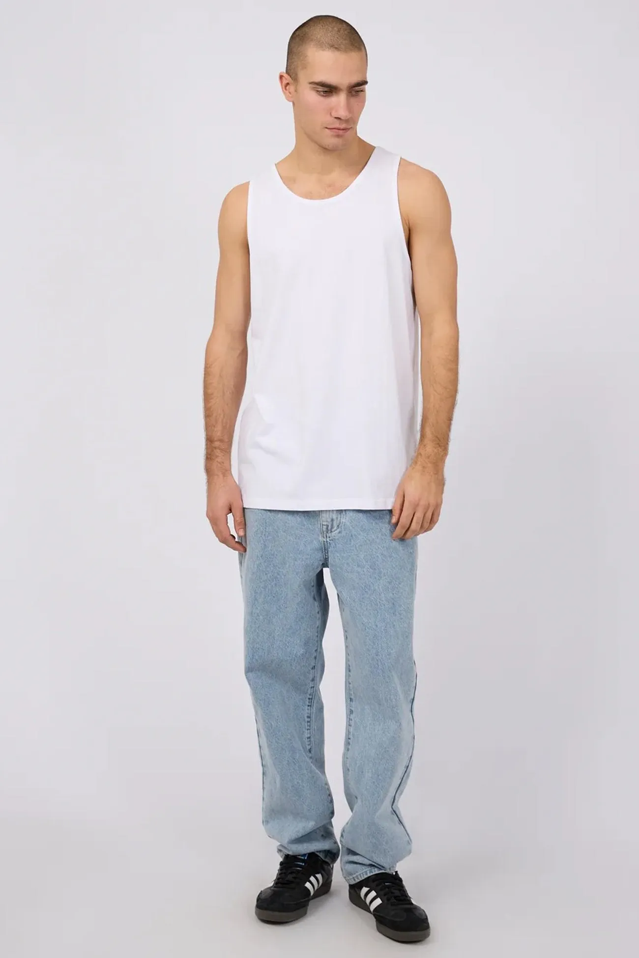 Classic Singlet White Dance Flow