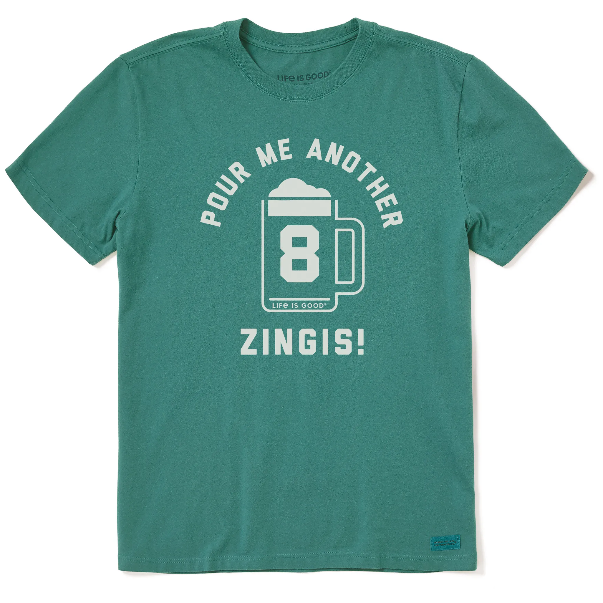 Fashion Must-Have Quick Dry Fit Men's Pour Me Another Zingis Short Sleeve Crusher Tee